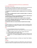 RESUMEN DE ANTECEDENTES HISTORICOS DE LA ADMINISTRACIÓN