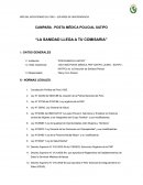 CAMPAÑA - POSTA MÉDICA POLICIAL SATIPO “LA SANIDAD LLEGA A TU COMISARIA”