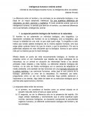 Inteligencia humana e instinto animal