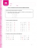 PAUTA ACTIVIDADES: MULTIPLICACION DE NÚMEROS ENTEROS