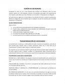 FUSIÓN DE SOCIEDADES