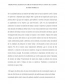 MEDICION DEL TRABAJO EN TAREAS NO REPETITIVAS A CARGO DE LA MANO DE OBRA INDIRECTA