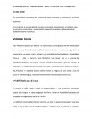 ANALISIS DE LA VIABILIDAD TÉCNICA, ECONÓMICA Y COMERCIAL