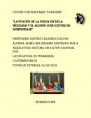 La función de la nueva escuela mexicana y el alumno como centro de aprendizaje