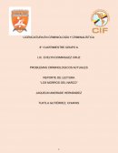 REPORTE DE LECTURA “LOS MORROS DEL NARCO”