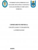Comportamiento individual
