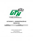 Ensayo sobre administración de proyectos
