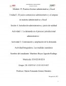 La demanda en el proceso jurisdiccional administrativo