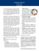 La Agenda 2030 para el Desarrollo Sostenible