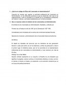 ¿Qué es el código de Ética del Licenciado en Administración?