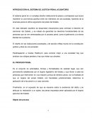 Sistema de Justicia Penal Acusatorio