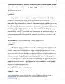 Comportamiento social y aumento de coronavirus en el distrito de San Ignacio en el año 2021