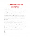 Historia de los números