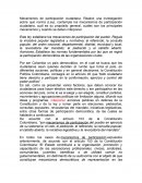 Mecanismos de participación ciudadana