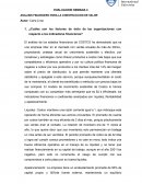 ANALISIS FINANCIERO PARA LA CONSTRUCCION DE VALOR