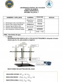 Taller.Electrolisis del agua