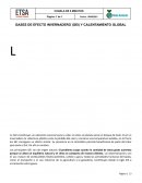 GASES DE EFECTO INVERNADERO (GEI) Y CALENTAMIENTO GLOBAL