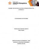 RESUMEN: PROYECCIÓN DE ELECCIÓN ALTERNATIVA PRODUCTIVA