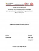 Segunda evaluación base de datos