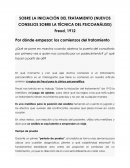 INTEPRETACION SOBRE LA INICIACION