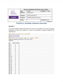 Práctica 6. Variables aleatorias discretas