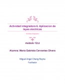 Actividad integradora 6. Aplicación de leyes eléctricas