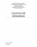 SISTEMAS DE DISTRIBUCIÓN I CALCULO DE DEMANDAS