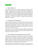 ¿Qué es Psicología social?