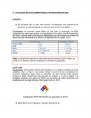 CÁLCULOS DE SOLUCIONES PARA LA EXTRACCIÓN DE ADN