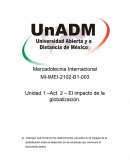 Mercadotecnia Internacional. El impacto de la globalización