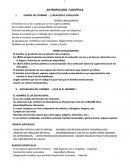 ANTROPOLOGÍA FILOSÓFICA