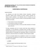 INVENTARIOS, EXISTENCIAS