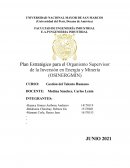 Plan Estratégico para el Organismo Supervisor de la Inversión en Energía y Minería (OSINERGMIN)