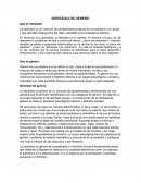 IDENTIDAD DE GENERO