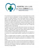 Análisis Hospital San Juan de Dios