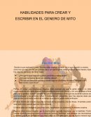 HABILIDADES PARA CREAR Y ESCRIBIR EN EL GENERO DE MITO