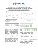 Informe de practica de laboratorio: Destilación, Grupo D