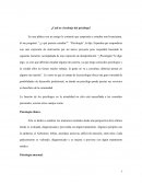 ¿Cuál es el trabajo del psicólogo?