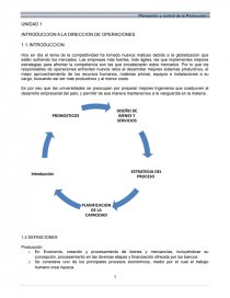 INTRODUCCION A LA DIRECCION DE OPERACIONES. Página 1
