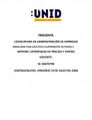 MATERIA: ESTRATEGIAS DE PRECIOS Y VENTAS