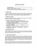 Modelo de Memoria de Equipos de Seguridad - Extintores