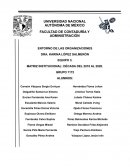 MATRIZ INSTITUCIONAL: DÉCADA DEL 2010 AL 2020