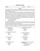 Examen final de lectura grado sexto
