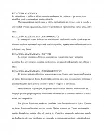 REDACCIÓN ACADÉMICA. Página 1