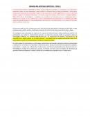 ANÁLISIS DEL ARTÍCULO CIENTÍFICO