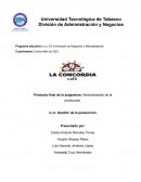 Guía: Gestión de la producción