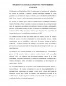 Tipologia de establecimientos de salud