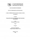 Causas del aumento de la depresión entre los jóvenes universitarios