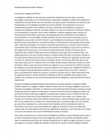 Ensayo Inteligencia artificial. Página 1