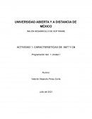 CARACTERISTICAS DE .NET Y C#